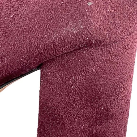 Franco Sarto | Women's Eugenia Heeled Boots | Burgundy | Size 8 - Picture 9 of 9